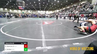 125 lbs Consi Of 64 #2 - Rosendo (RJ) Aparicio Jr, Victory Wrestling-Central WA vs Ethan Guillen, Esparto Wrestling