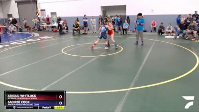 127 lbs Rr1 - Abigail Whitlock, Interior Grappling Academy vs Saoirse Cook, Anchor Kings Wrestling Club