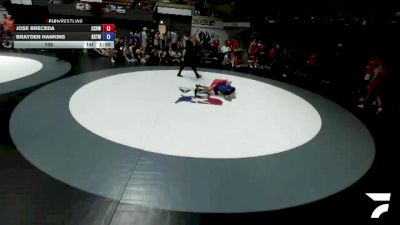 105 lbs Jose Breceda, CVWA - Central Valley Wrestling Association vs Brayden Hankins, KTWA-Kings-Tulare Wrestling Association