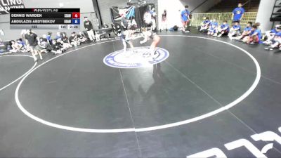 165 lbs Dennis Warden, SAWA - Sacramento Area Wrestling Association vs Abdulazis Abdybekov, BAWA-Bay Area Wrestling Association