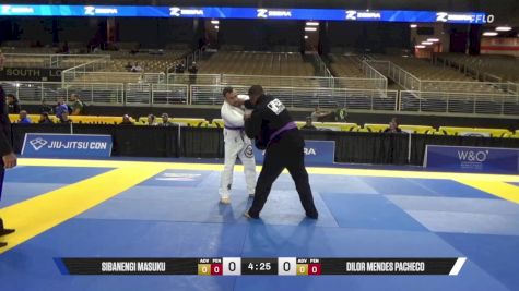 Dilor Mendes Pacheco vs Sibanengi Masuku 2025 Pan Jiu Jitsu IBJJF Championship