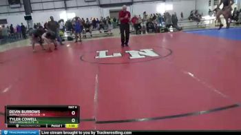 126 lbs Round 1 (6 Team) - Tyler Cowell, TEAM CAROLINA ELITE vs Devin Burrows, BUFFALO WRESTLING CLUB