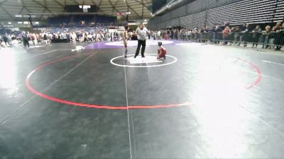 71 lbs Cons. Round 3 - Christopher Dougherty, Jr., Bear Claw Wrestling Club vs Hayden Fernandez, NWWC