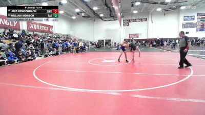 157 lbs Consi Of 8 #1 - Luke Gengenbach, Somers vs William Morsch, Bacon Academy