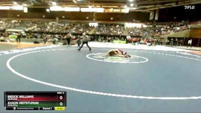 106 lbs Cons. Round 2 - Kason Heitstuman, Potlatch vs Brock Williams, Redmond