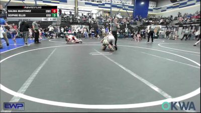 91 lbs Rr Rnd 2 - Salma Martinez, El Reno Wrestling Club vs Sophie Ellis, Kingfisher YellowJackets