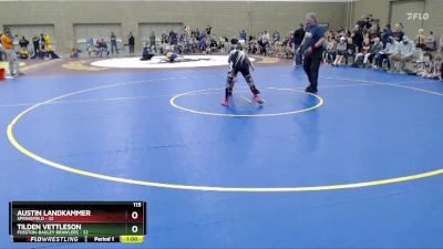115 lbs Semis (4 Team) - Austin Landkammer, Springfield vs Tilden Vettleson, Fosston-Bagley Brawlers
