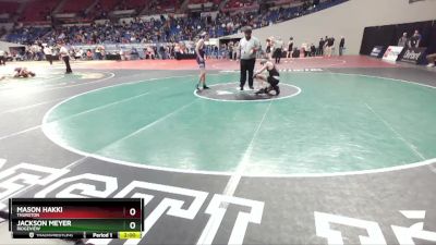 5A-113 lbs Champ. Round 1 - Mason Hakki, Thurston vs Jackson Meyer, Ridgeview