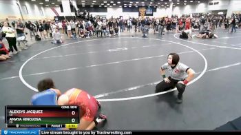 112 lbs Cons. Semi - Alexsys Jacquez, CO vs Amaya Hinojosa, CO