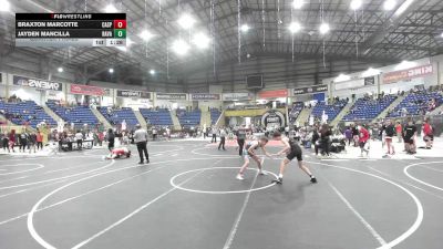 116 lbs Quarterfinal - Braxton Marcotte, Casper WC vs Jayden Mancilla, Ravage WC