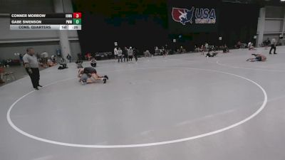 113 lbs Cons. Quarters - Gabe Swenson, Pursuit Wrestling Minnesota vs Conner Morrow, Iowa