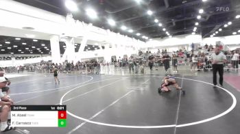 49 lbs 3rd Place - Mika Abeel, Team Aggression vs Frankie Carrasco, Tucson Cyclones