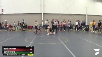 82 lbs Cons. Semi - Seth Hopkins, Virginia Team Predator vs John Springer, Nova WC