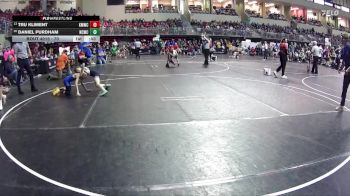 70 lbs Champ. Round 1 - Tru Kliment, Kearney MatCats Wrestling Club vs Daniel Purdham, Nebraska City Wrestling Club