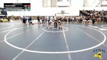 62 lbs Champ. Round 1 - Wyatt Eamer, Black Belt Wrestling Academy vs Abraham Kokanovich, Akron Wrestling Club