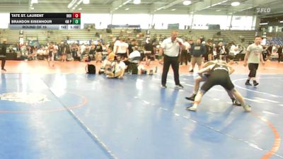 113 lbs Round Of 16 - Tate St. Laurent, Indiana Outlaws Black - HSB vs Brandon Eisenhour, 4M Power - HSB