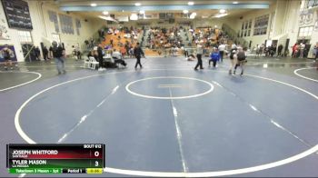 126 lbs Cons. Round 2 - Joseph Whitford, Santiago vs Tyler Mason, La Mirada