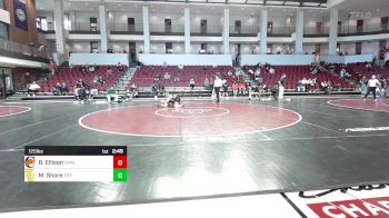 125 lbs Quarterfinal - Bentley Ellison, Campbell vs Max Shore, Tiffin