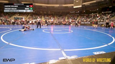 73 lbs Round Of 64 - Carter Vollmer, Team Donahoe vs Vincent Welsh, Warhawks Wrestling Inc.