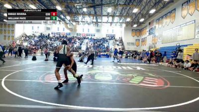 138 lbs Cons. Round 1 - William Pate, Suwannee vs DIEGO RIVERA, Cypress Creek H S