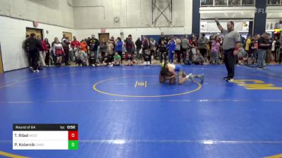 90 lbs Round Of 64 - Timothy Ribel, West Craven vs Parker Kolarcik, Canon-McMillan