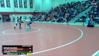 149 lbs Champ. Round 1 - Skyler Salzman, Treasure Valley Community College vs Carlos Kisokwa, Unattached