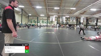 157 lbs Quarterfinal - Michael North, Maryland - UNATT vs Connor Eck, Lock Haven