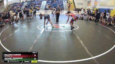 126 lbs Quarters & Wb (16 Team) - Michael Woodruff, George Jenkins WC vs Sullivan Harkins, Buchholz