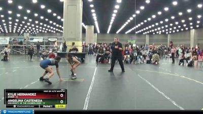 101 lbs Placement (4 Team) - Angelina Casteneda, University Of The Cumberlands vs Kylie Hernandez, Baker