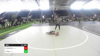 46 lbs Quarterfinal - Aiden Sanchez, Sanderson Wr Ac vs Tripp Dias, Shoot Box