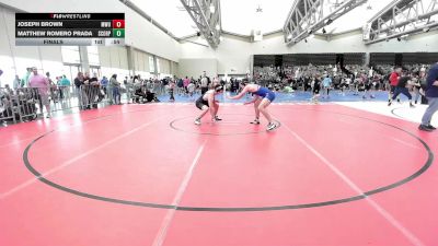 191-H2 lbs Final - Joseph Brown, MetroWest United vs Matthew Romero Prada, Scorpions