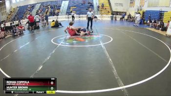144 lbs Round 5 (8 Team) - Hunter Brown, Panhandle Gator Dogs vs Roman Coppola, Lake Mary Militia WC