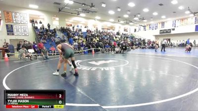 126 lbs 3rd Place Match - Manny Meza, Calvary Chapel (Downey) vs Tyler Mason, La Mirada