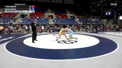 126 lbs Cons. Rd Of 32 - Jack Baron, PA vs Isaac Novod, MA