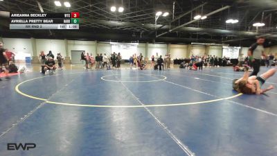 97-102 lbs Rr Rnd 3 - Arieanna Beckley, Wtc vs Avriella Pretty Bear, Harrah Youth Wrestling