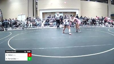 145 lbs Consi Of 32 #2 - Alexia Talbot, Ayala Smash vs Alyssa Fernandez, DTC Wrestling