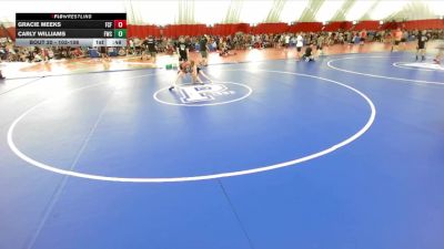 103-108 lbs Round 2 - Gracie Meeks, Franklin Central Flashes vs Carly Williams, FZ Wrestling Club