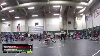 90 lbs Finals (2 Team) - Jameson Small, Kearney Matcats - Gold vs Jaxon Petersen, Columbus Wrestling Organization