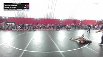 96 lbs Quarterfinal - Masyn Volkman, Wrestling Factory vs Charles Allen, Oconomowoc Wrestling Club