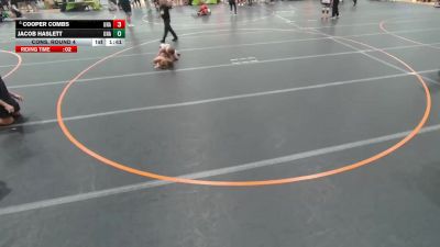 98 lbs Cons. Round 4 - Cooper Combs, Unattached vs Jacob Haslett, Unattached