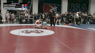55 kg Cons. Sub-rd Of 64 - Bodey Schweiger, Inland Northwest Wrestling Training Center vs Maddox Malone, Jr Viking Wrestling Club