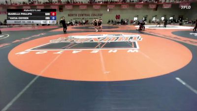 180 A Champ. Round 1 - Isabella Phillips, Gannon vs Katja Osteen, Iowa