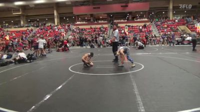 88 lbs Round 5 - Ryker Mosiman, Valley Center Wrestling Club vs Kanyon Fryar, Choctaw Ironman