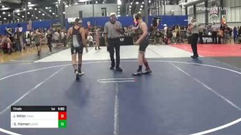 130 lbs Final - Jaxon Miller, Ubasa vs Eli Homan, Combative Sports