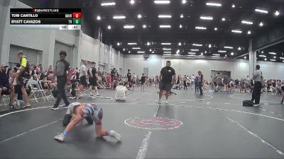 72 lbs Round 6 (8 Team) - Tom Cantillo, GA United Red vs Ryatt Cavazos, Top Rank