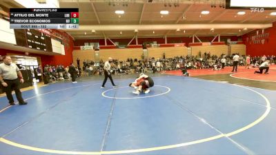152 lbs Semifinal - Attilio Del Monte, Liberty vs Trevor Economos, Monte Vista