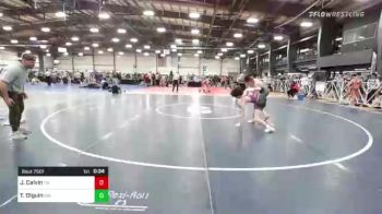 120 lbs Consi Of 32 #2 - Joseph Calvin, TN vs Talan Olguin, NM