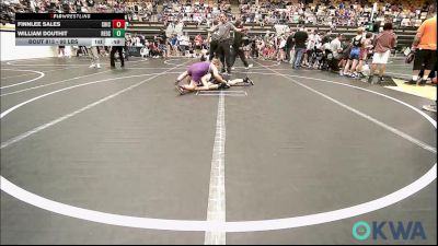 90 lbs Rr Rnd 1 - Finnlee Sales, Chickasha Youth Wrestling vs William Douthit, Redskins Wrestling Club