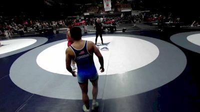 165 lbs Nathaniel Gallegos, IEWA - Inland Empire Wrestling Association vs Julian Cordova, SDIKWA - San Diego-Imperial Kids Wrestling Association