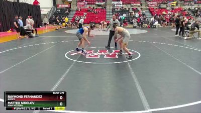 174 lbs Cons. Round 4 - Matteo Nikolov, Iowa Western vs Raymond Fernandez, Quincy